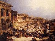 David Roberts The Israelites Leaving Egypt oil